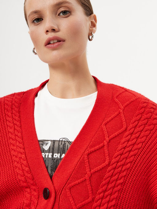 Кардиган женский 12511-54024 red - Eleganzza фото 4