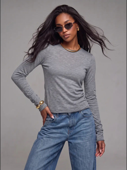 лонгслив паутинка полупрозрачный , 95% хлопок. 5% лайкра - Knitka wear фото 73