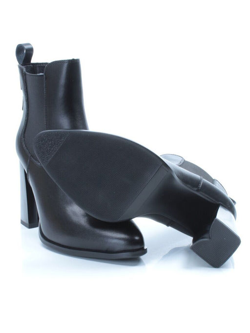 01-PCT168-1 BLACK Ботинки Челси демисезонные женские (натуральная кожа, байка) - Фабричный китай фото 15