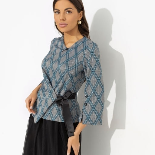 Костюм с юбкой из сетки на подкладе Больше чем стиль (2 в 1 green) - Charutti фото 9