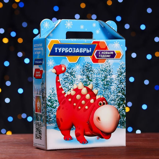Цена за 5 шт. Подарочная коробка Турбозавры, Подарок , 16,8 х 6,8 х 20,9 см - Simaland фото 2