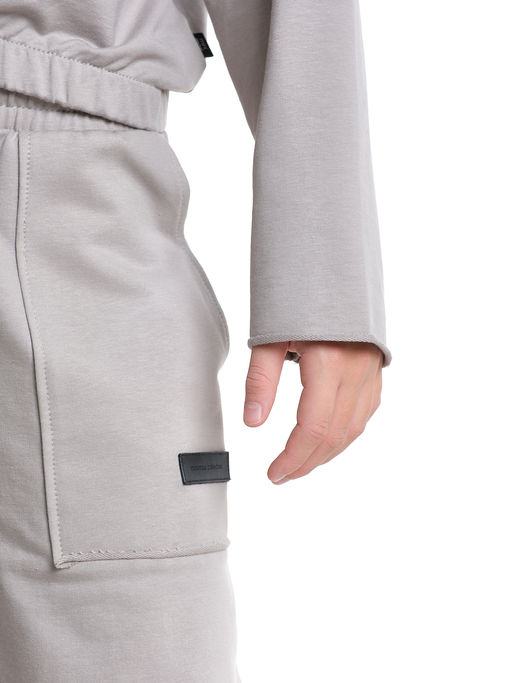 Комплект спортивный для девочки 22-7666 серый - Mini maxi фото 7