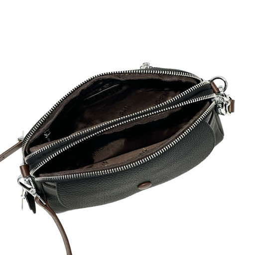 Сумка женская, кожа, MIRONPAN 88350 Черный  фото 6