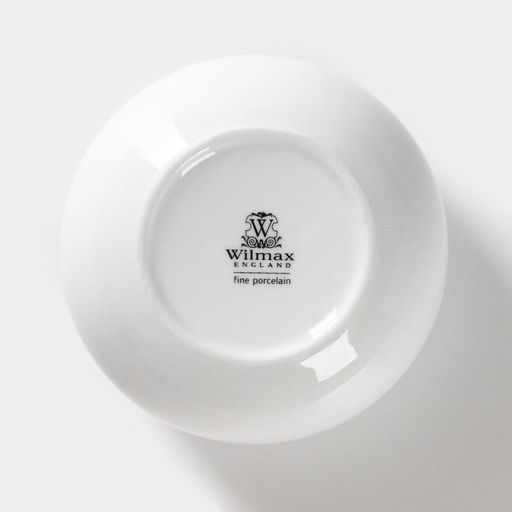 Сахарница с крышкой Wilmax Olivia, 540 мл, фарфор, белая