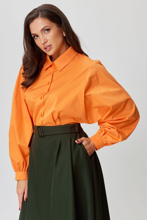 Рубашка ANDINA CITY 5019-24 оранжевый  фото 2