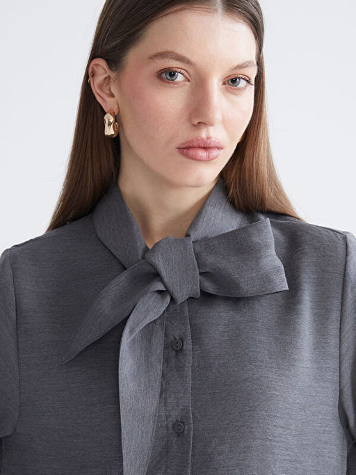 ?al Yaka Modal Kar???ml? Kad?n G?mlek