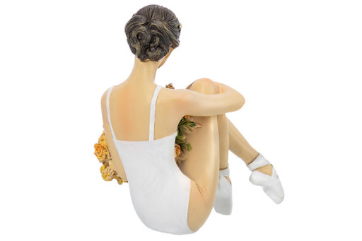 Статуэтка 12,5*7*12 см Балерина с цветами в белом - Elan gallery фото 16