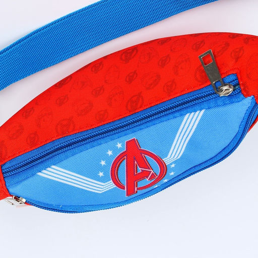 Сумка поясная детская для мальчика, 25×6×13 см, Мстители