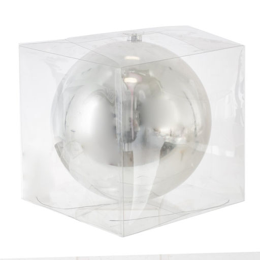 Украшение новогоднее Шар "Серебряное чудо", D 15 см, L15 W15 H15 см