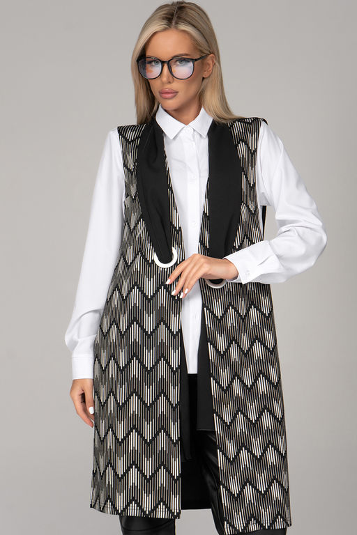 Жилет Высокая классика (зебра) - Эльза фото 20