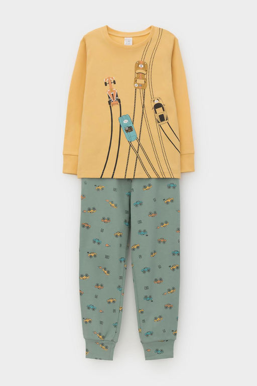 К 1541/25/пшеница,гонки на весеннем зеленом пижама дет