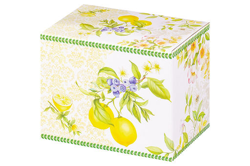 Чайник 430 мл 18*10*13 см Лимоны NEW BONE CHINA - Elan gallery фото 5