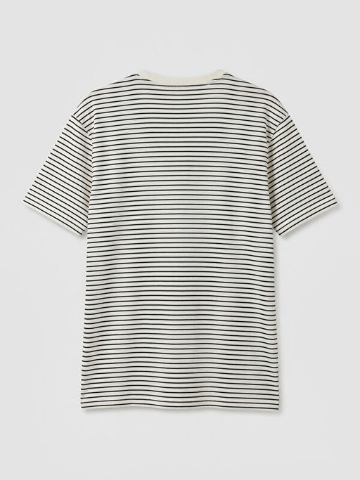 Bisiklet Yaka ?izgili Erkek Ti??rt