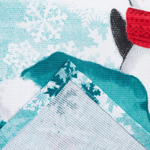 Набор кухонных полотенец Доляна Снежного настроения 35х60см-2шт, 100% хл  фото 2