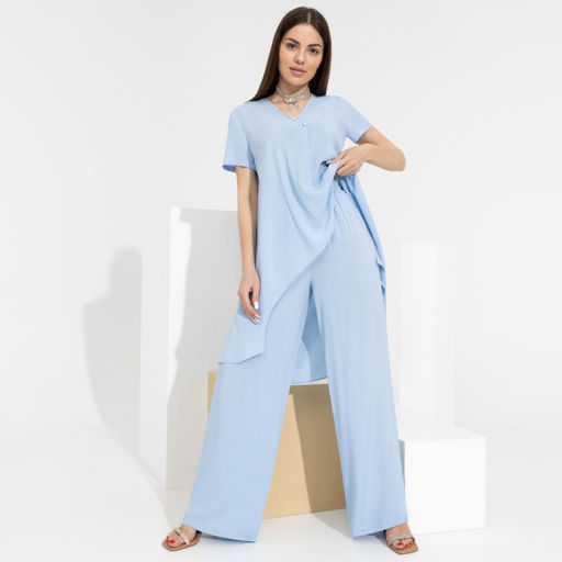 Брючный комплект, Модные тенденции (2 в 1, с брошкой) - Charutti фото 7