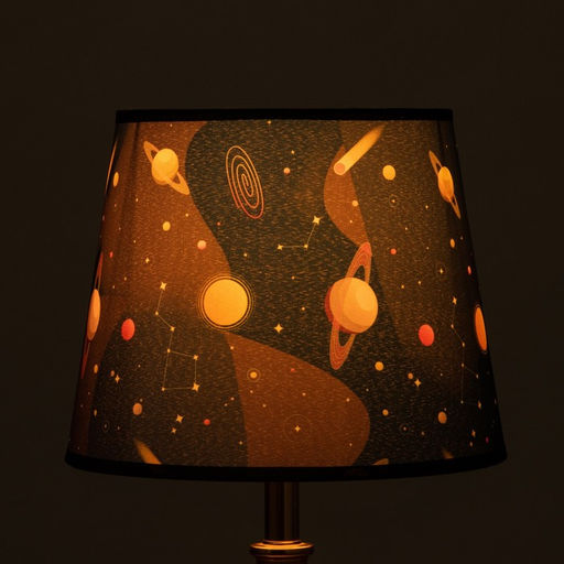 Абажур для светильника универсальный BayerLux «Планеты», Е27/Е14, 24×24×19 см