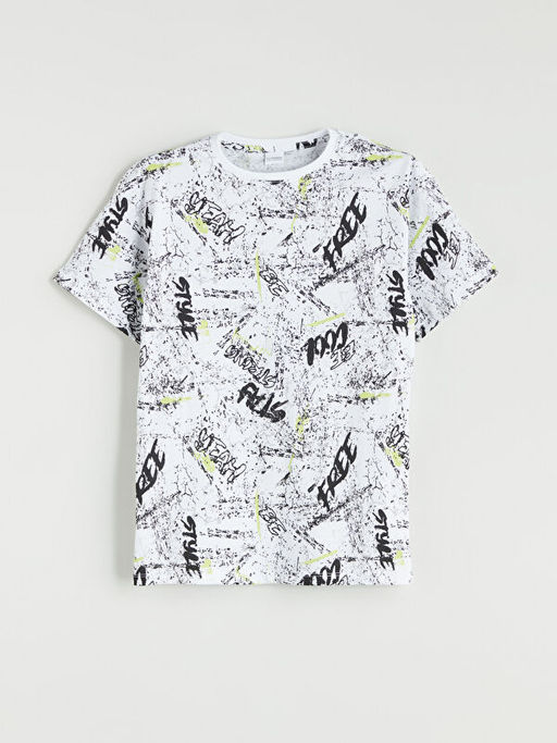 Bisiklet Yaka Erkek ?ocuk ?ortlu Pijama Tak?m?