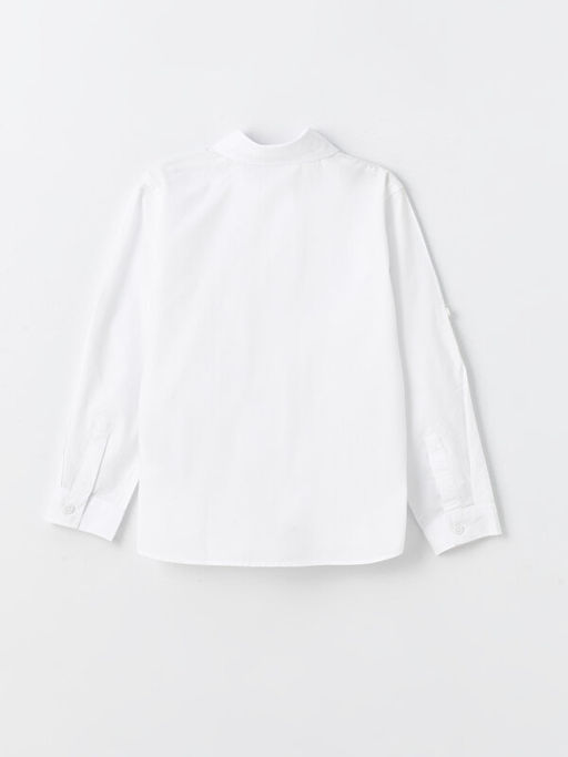 Basic Uzun Kollu Erkek ?ocuk G?mlek