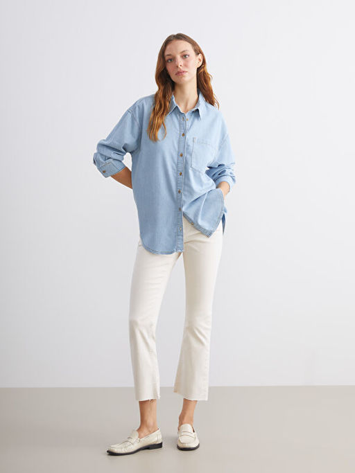 Cep Detayl? Kad?n Jean G?mlek