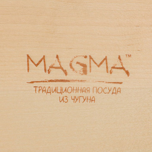 Сковорода Magma «Далат», 16,5×12,5×3,2 см, не деревянной подставке, чугун, индукция, чёрная