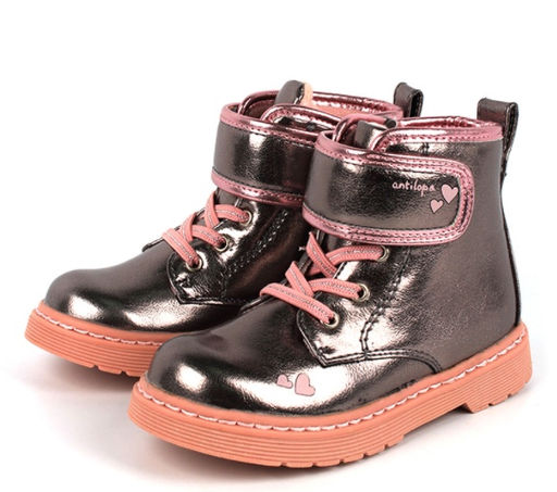 AL3145 Ботинки детские, серебрянный - Antilopa фото 5