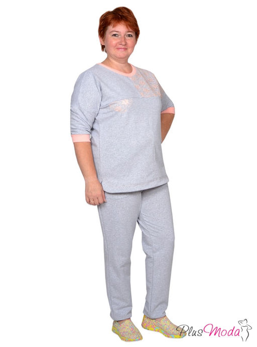 Костюм спортивный Модель №133 размеры 50-72 - Plusmoda фото 3