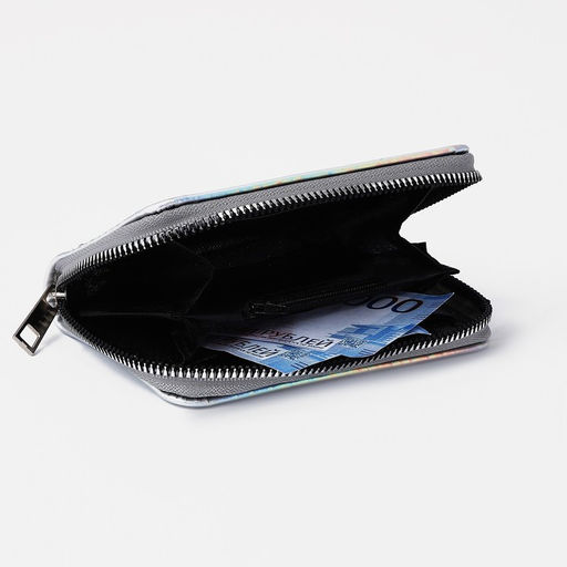 Кошелёк с голографическим эффектом Мне не хватает витамина Д, 12.5х9х2 см - Nazamok фото 6