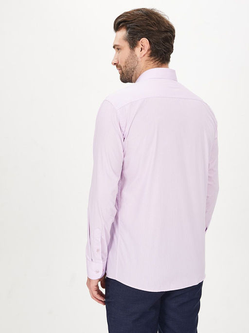 Сорочка мужская длинный рукав CASINO c710/157/lav/Z  фото 5