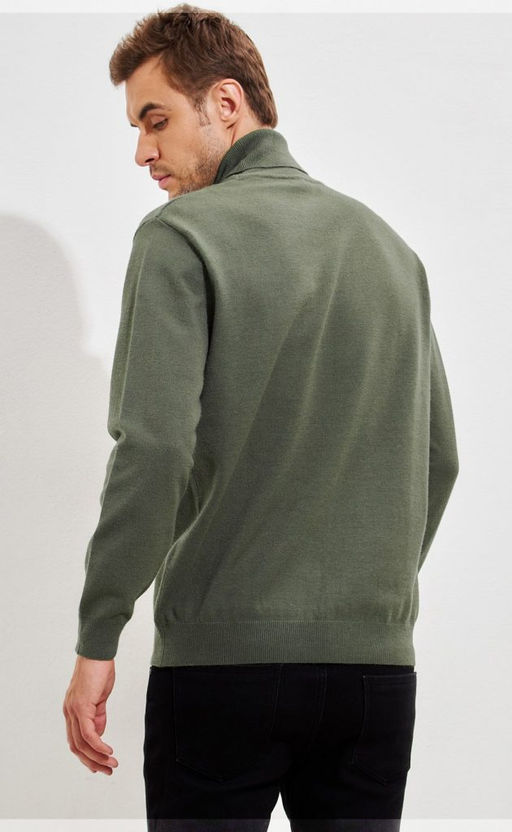 Водолазка мужская F321-15318 хаки - Fine joyce фото 6