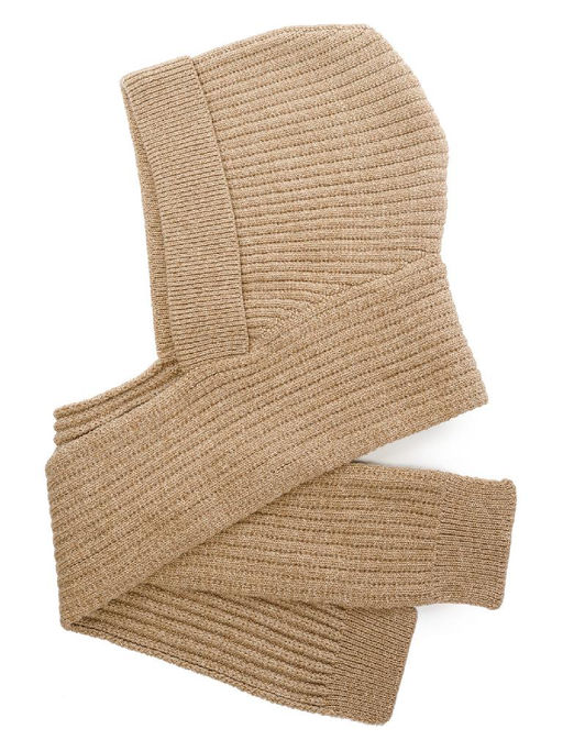 Капор жен. шерсть+акр LB-N88047 beige - Labbra фото 3