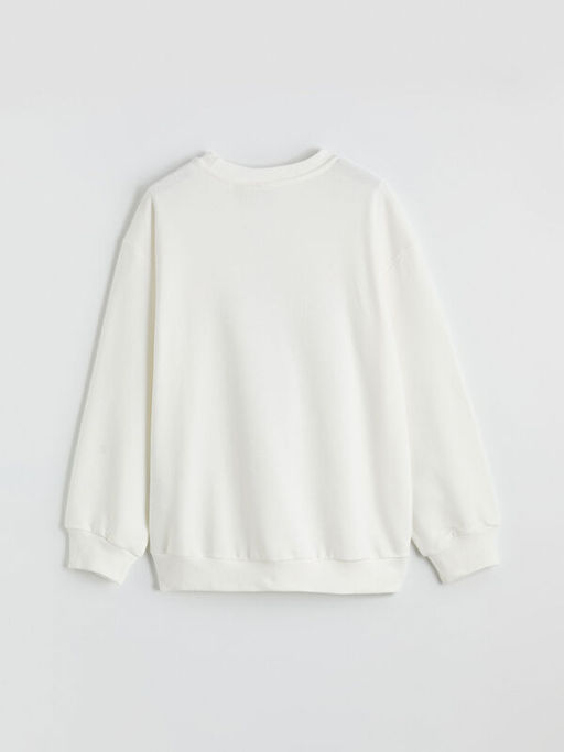 Stitch Bask?l? K?z ?ocuk Sweatshirt