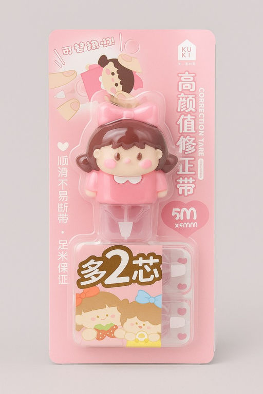 Корректор "Girlfriend", pink + 2 сменных блока