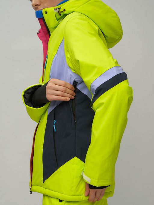 Горнолыжный костюм женский салатового цвета 02201Sl - Chunmai фото 48