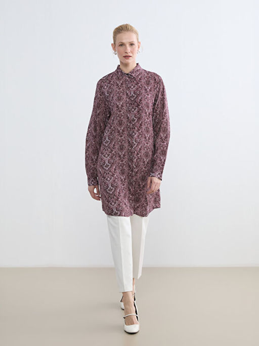 Desenli Kad?n G?mlek Tunik