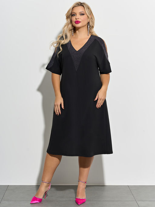 Платье 0282-1 чёрный - Dora фото 10