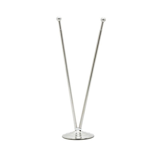 Флагшток напольный двойной 2 метра, выдвижной, платформа d=30 см