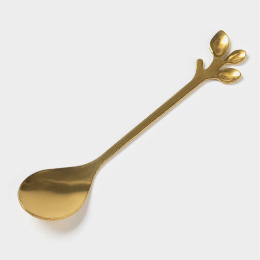 Чайная пара «Ливона», 3 предмета: чашка 160 мл, блюдце, ложка, керамика, изумрудная