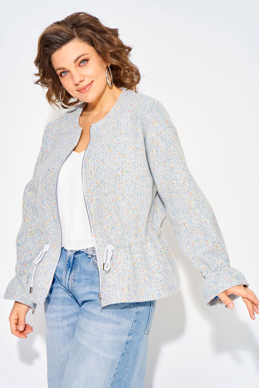 Жакет Liliana 1340н голубой меланж