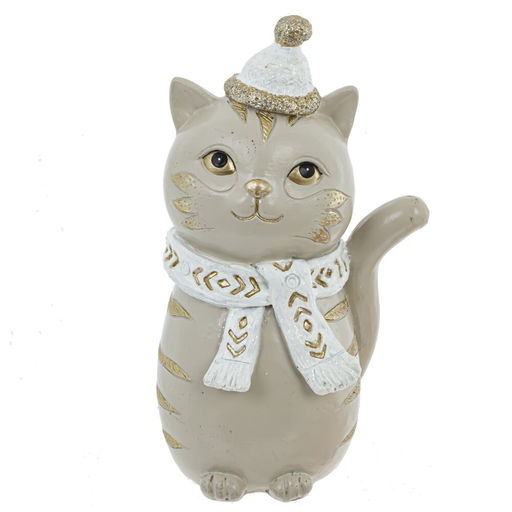 Фигурка декоративная "Кот", L9 W9 H18 см, 2в.