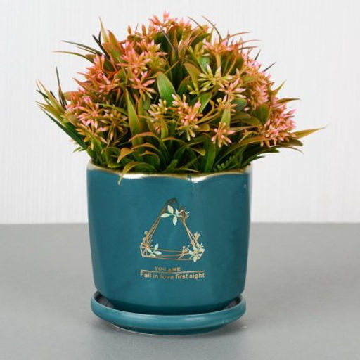 Цветочная композиция Зелень 19 см / 0213-109 /уп 48/ - Галеонтрейд фото 5