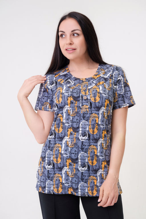 Туника женская из кулирки Наина газета - Амадэль фото 5