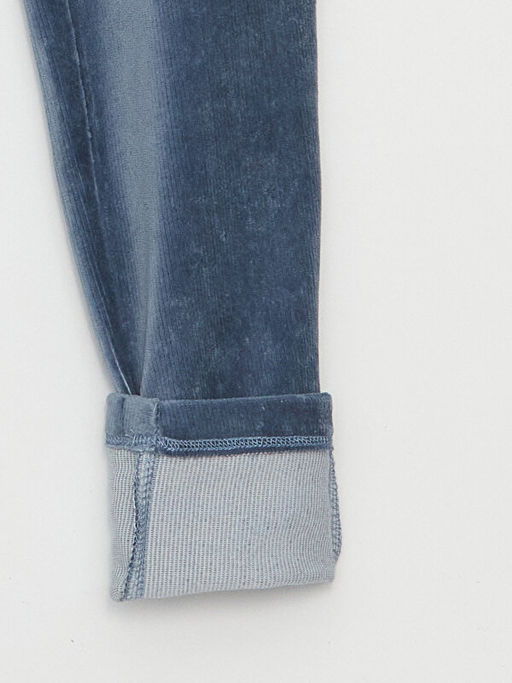 Beli Lastikli Basic K?z ?ocuk Kadife Tayt - Waikiki фото 3