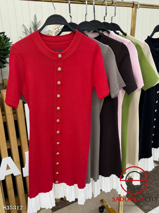 Платье женское с имитацией пуговиц - Bruno фото 7