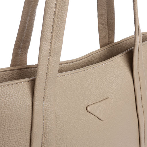 Сумка жен 30*10*26, отд на молнии, бежевый - Simaland фото 4