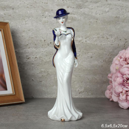 Статуэтка Дама с цветком 20 см / XH-068F /уп 50/ - Галеонтрейд фото 7