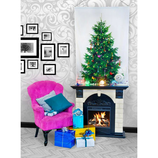 Оригинальная штора-ёлка 110*160см - Bondibon фото 4