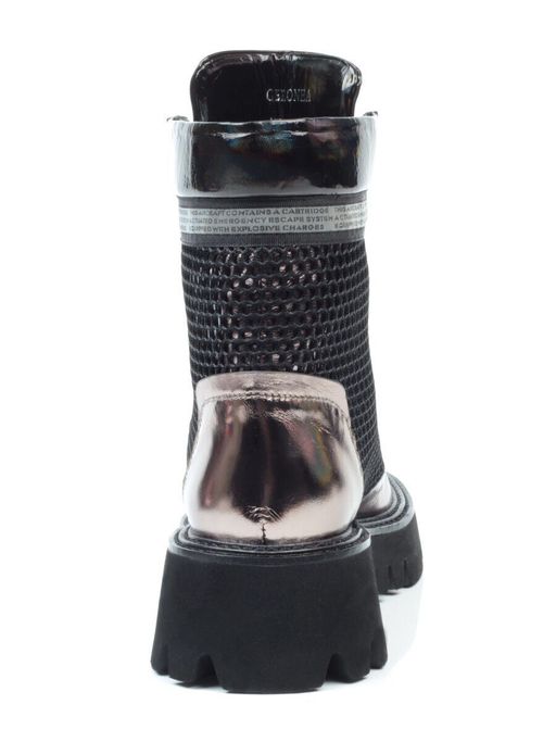 01-C1101-2 GOLD Ботинки женские (натуральная кожа, байка) - Фабричный китай фото 12