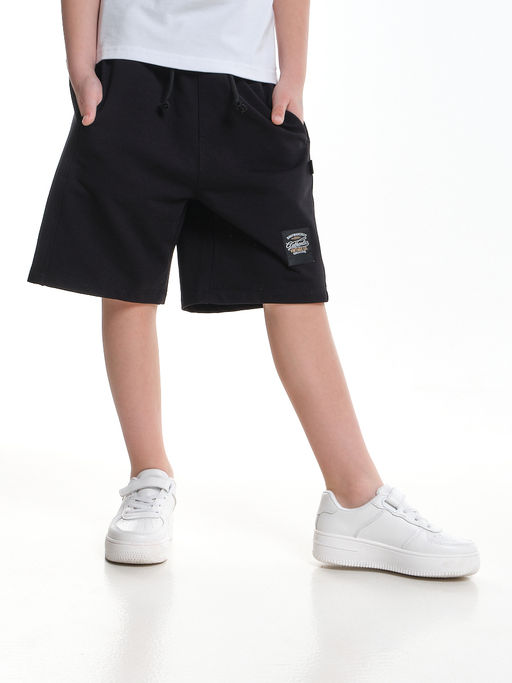 Шорты для мальчика в школу черные 22-7637 черный - Mini maxi фото 5