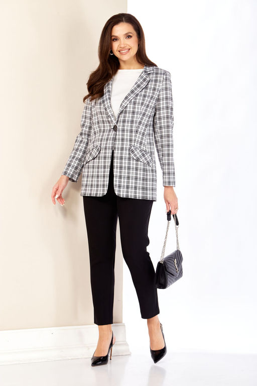 Жакет SHETTI 4077 клетка