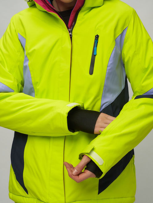 Горнолыжный костюм женский салатового цвета 02201Sl - Chunmai фото 15